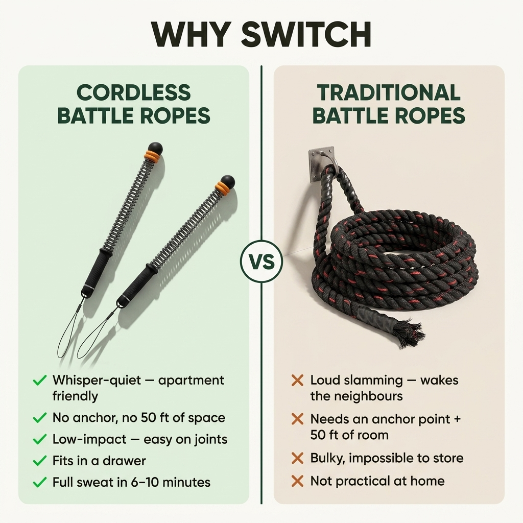 Cordless Battle ropes
